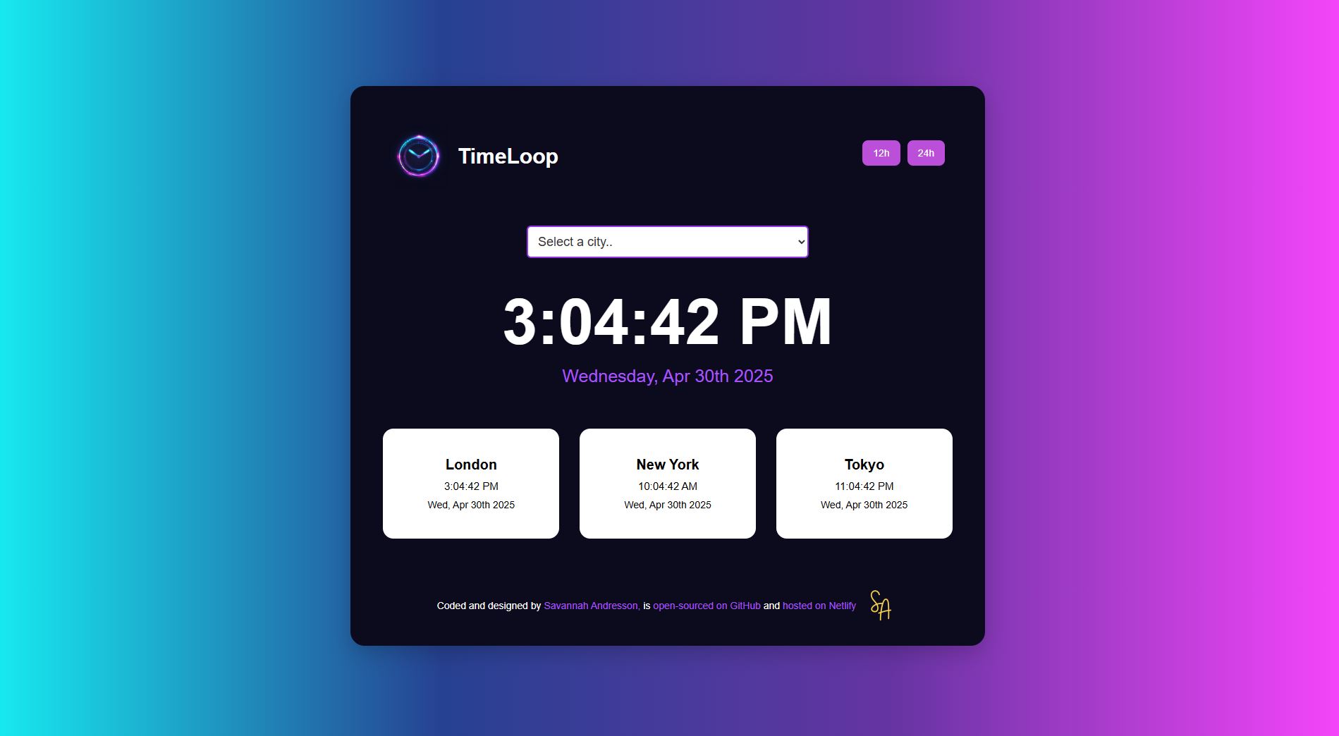 World Clock App